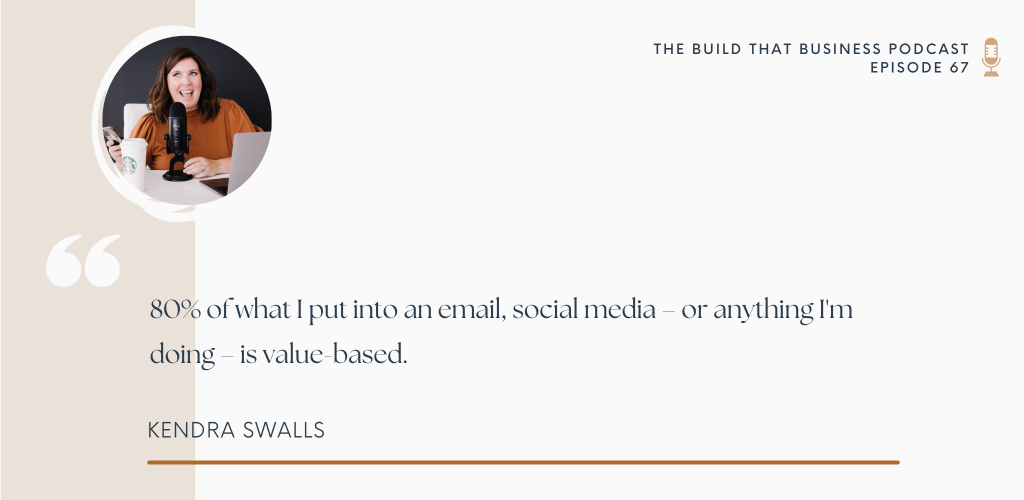 67: Using email marketing to help you grow your business smarter, not harder with Kendra Swalls
